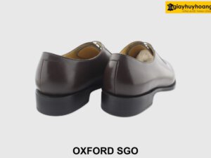 [Outlet size 40] Giày da nam mũi trơn màu nâu Oxford SGO 004