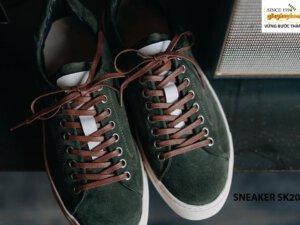 Giày da nam thể thao màu trắng Sneaker SK2045 008
