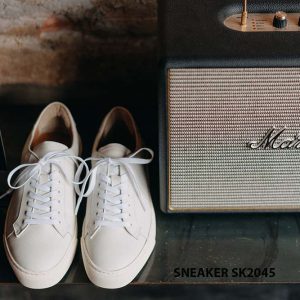 Giày da nam thể thao màu trắng Sneaker SK2045 006