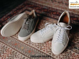 Giày da nam thể thao màu trắng Sneaker SK2045 005