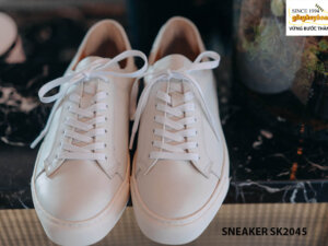 Giày da nam thể thao màu trắng Sneaker SK2045 001