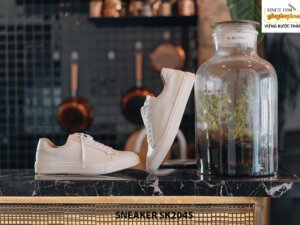 Giày da nam thể thao màu trắng Sneaker SK2045 004