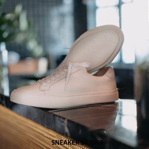 Giày da nam thể thao màu trắng Sneaker SK2045 003