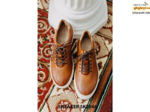 Giày da nam thể thao đóng thủ công Sneaker SK2046 001