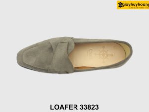 [Outlet size 38] Giày lười nam da lộn xám Loafer 33823 002