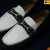 Giày lười nam đen trắng thời trang horesit Loafer LF2291 001