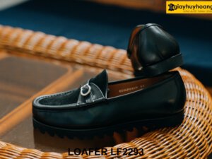Giày lười nam da lộn có khóa Loafer LF2293 004