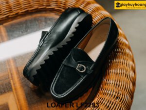 Giày lười nam da lộn có khóa Loafer LF2293 003