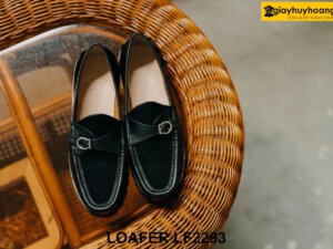 Giày lười nam da lộn có khóa Loafer LF2293 001