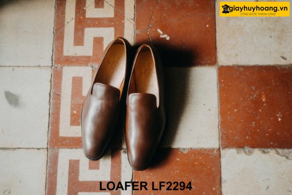 Giày lười nam cao cấp không họa tiết Loafer LF2294 004