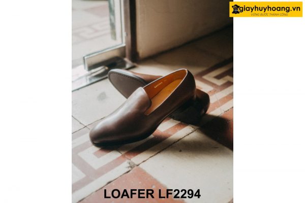 Giày lười nam cao cấp không họa tiết Loafer LF2294 003
