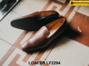 Giày lười nam cao cấp không họa tiết Loafer LF2294 002
