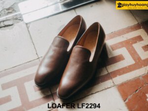 Giày lười nam cao cấp không họa tiết Loafer LF2294 001