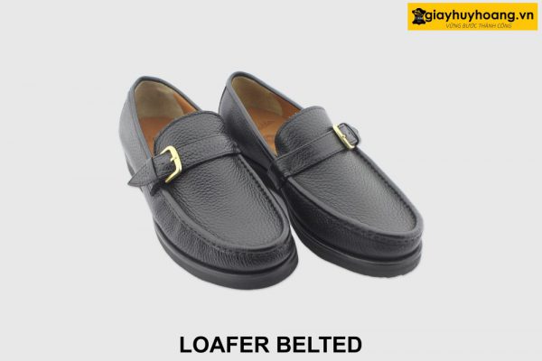 [Outlet size 40] Giày lười nam đế cao su tự nhiên Loafer BELTED 004