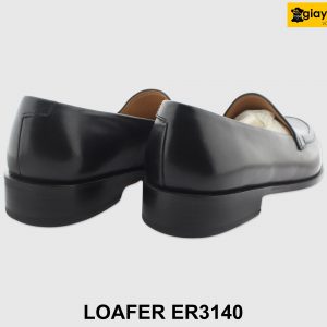 [Outlet size 40] Giày lười nam hàng hiệu đế da bò Loafer ER3140 005