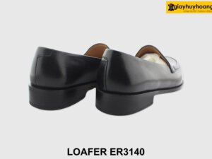 [Outlet size 40] Giày lười nam hàng hiệu đế da bò Loafer ER3140 005