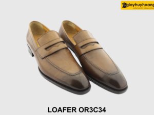 [Outlet size 42] Giày lười nam mũi nhọn cao cấp Loafer OR3C34 004