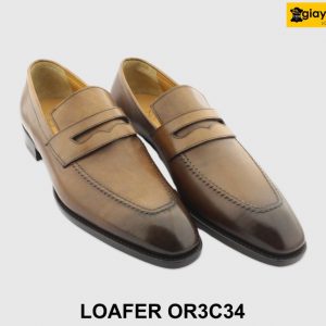 [Outlet size 42] Giày lười nam mũi nhọn cao cấp Loafer OR3C34 004