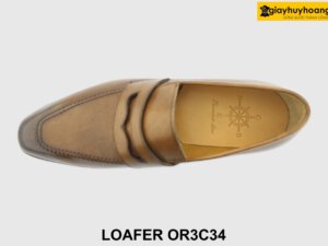 [Outlet size 42] Giày lười nam mũi nhọn cao cấp Loafer OR3C34 002