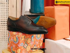 Giày da nam màu nâu chính hãng Derby DB2186 004