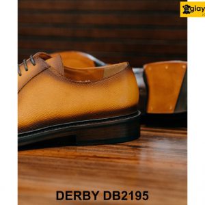 Giày tây nam da vân saffiano cao cấp Derby DB2195 004