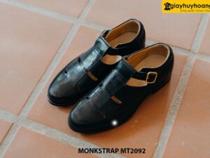 Giày da nam thoải mái thoáng mát Single Monkstrap MT2092 001