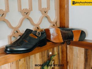 Giày da nam thoải mái thoáng mát Single Monkstrap MT2092 004