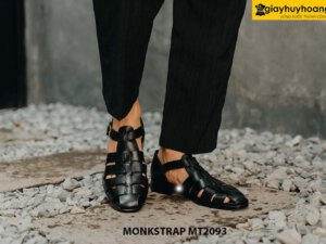 Giày da nam thời trang đóng thủ công Single Monkstrap MT2093 001