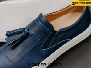 Giày lười nam đế sneaker trắng Tassel Loafer LF2282 004