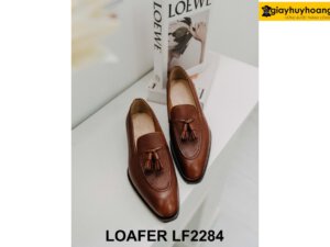 Giày da nam mũi vuông sang trọng Tassel Loafer LF2284 001