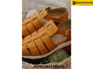 Giày da nam thể thao đế bằng Single Monkstrap MT2094 004