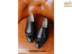 Giày da nam thiết kế sang trọng độc đáo Oxford O2406 001