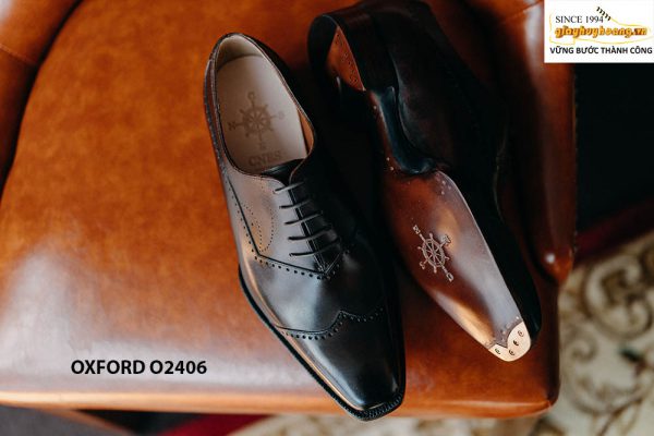 Giày da nam thiết kế sang trọng độc đáo Oxford O2406 004