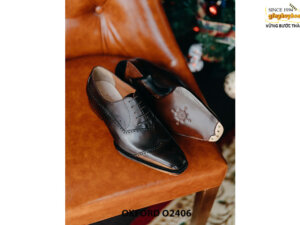 Giày da nam thiết kế sang trọng độc đáo Oxford O2406 003