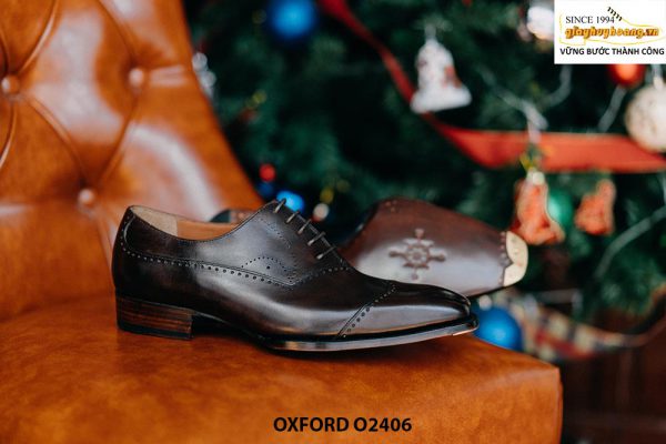 Giày da nam thiết kế sang trọng độc đáo Oxford O2406 002