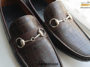 Giày lười nam lái xe đế cao su gai Loafer LF2239 001