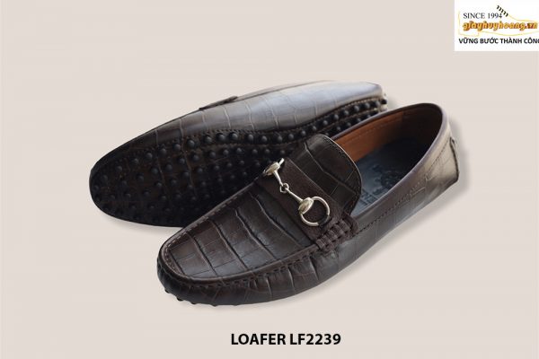 Giày lười nam lái xe đế cao su gai Loafer LF2239 003