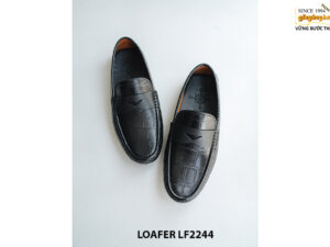 Giày lười nam lái xe màu đen Loafer LF2244 003