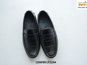 Giày lười nam lái xe màu đen Loafer LF2244 001