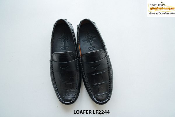Giày lười nam lái xe màu đen Loafer LF2244 001