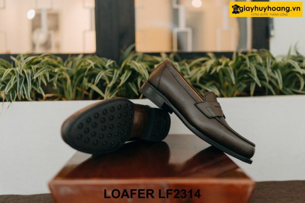 Giày lười nam da hạt chống nhăn Loafer LF2314 005