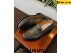 Giày lười nam da hạt chống nhăn Loafer LF2314 004