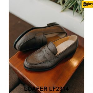 Giày lười nam da hạt chống nhăn Loafer LF2314 004