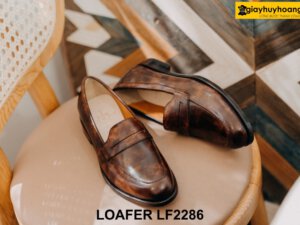 Giày da lười nam công sở đóng thủ công Loafer LF2286 004