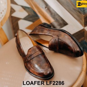 Giày da lười nam công sở đóng thủ công Loafer LF2286 004
