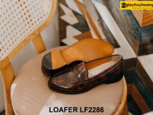 Giày da lười nam công sở đóng thủ công Loafer LF2286 003