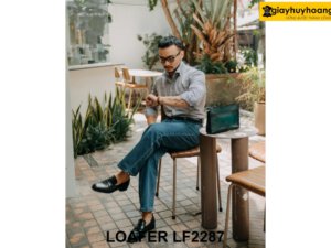 Giày lười nam đế khâu chỉ bền bỉ Loafer LF2287 004