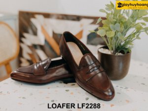 Giày lười nam khâu chỉ đế cao su Loafer LF2288 001