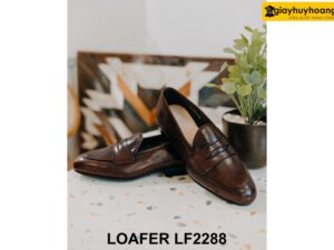 Giày lười nam khâu chỉ đế cao su Loafer LF2288 004