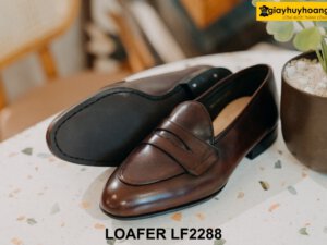 Giày lười nam khâu chỉ đế cao su Loafer LF2288 003